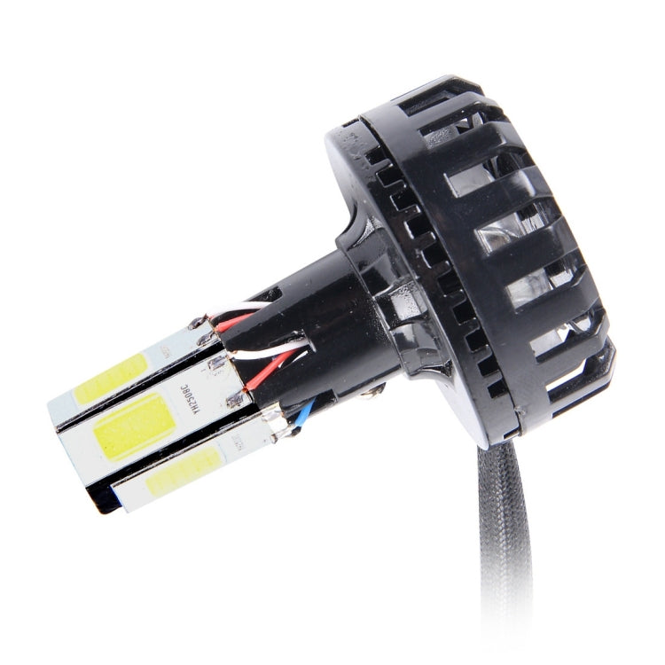 M6 30W White 6 LED Motorcycle Headlight Lamp, DC 9-36V,  Cable Length: 30cm