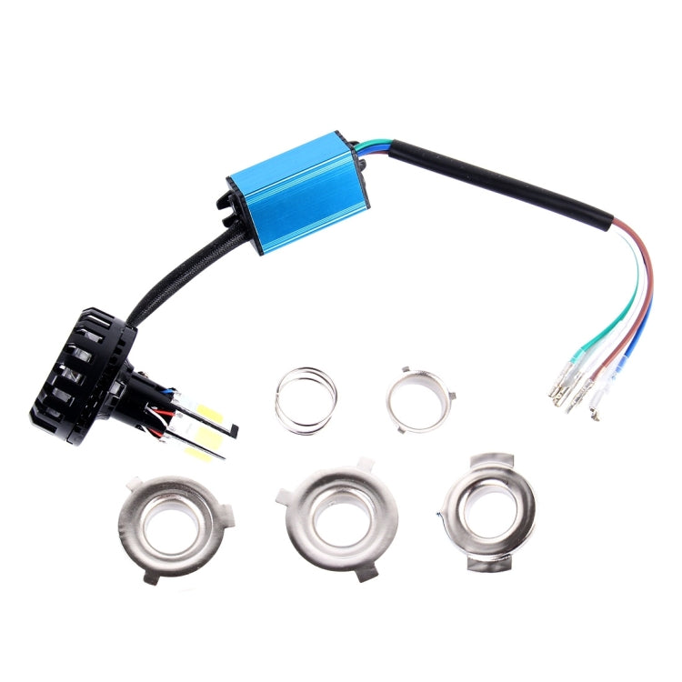 M6 30W White 6 LED Motorcycle Headlight Lamp, DC 9-36V,  Cable Length: 30cm