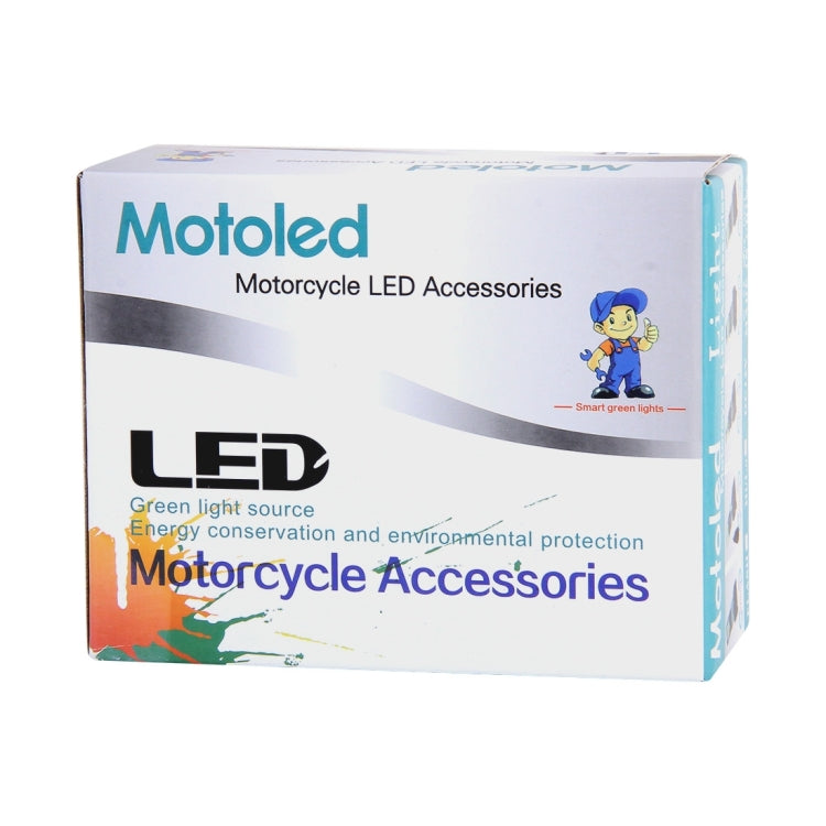 M4 20W White 4 LED Motorcycle Headlight Lamp, DC 9-36V,  Cable Length: 30cm