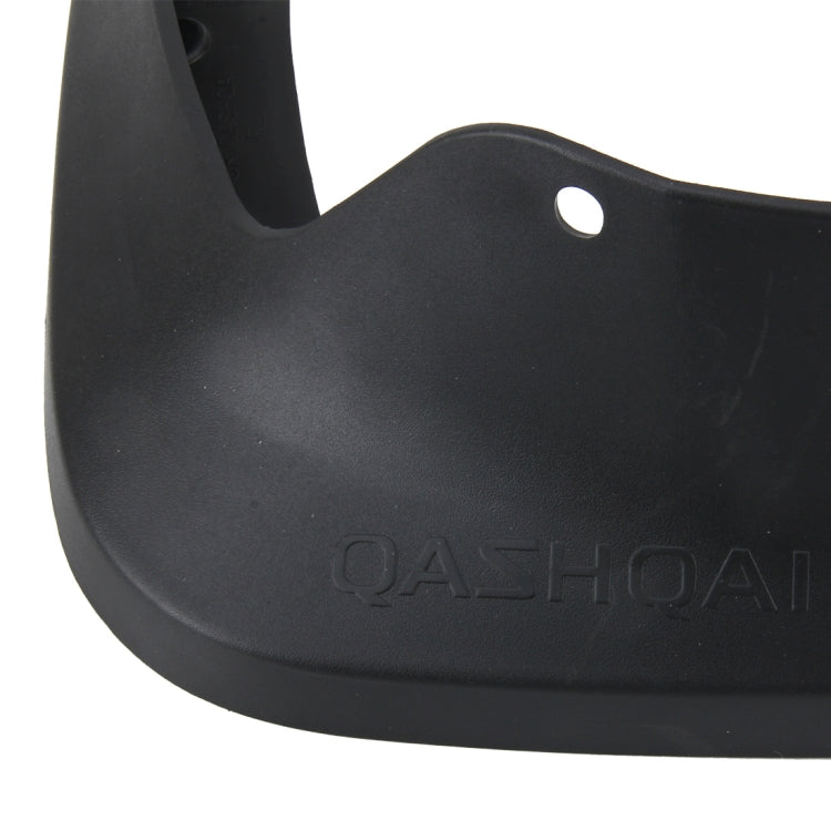 4 PCS Car Auto Semi-Rigid PVC Splash Flaps Mudguards Fender Guard for 2016 Version Qashqai