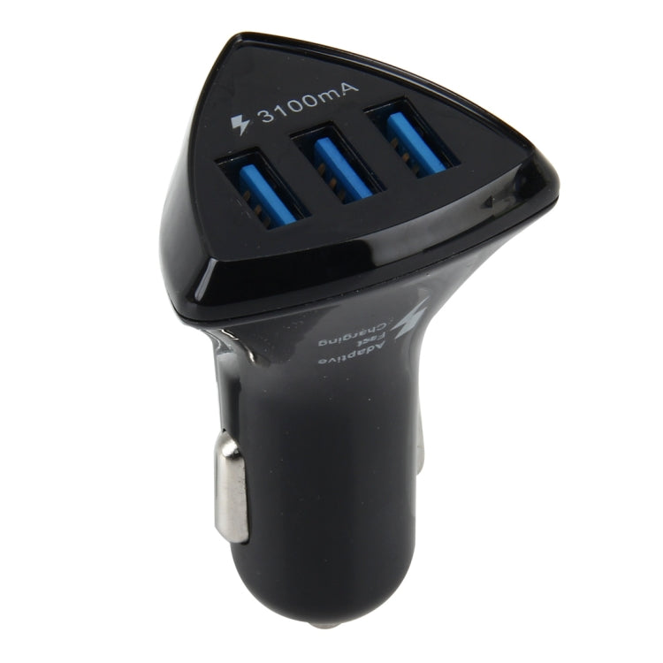 Safety Quickly Charger DC 12-24V Digital Charger Intelligent Matching Current Intelligent Charge 3 USB Ports Car Charger