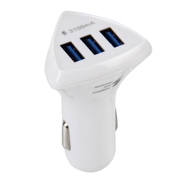 Safety Quickly Charger DC 12-24V Digital Charger Intelligent Matching Current Intelligent Charge 3 USB Ports Car Charger