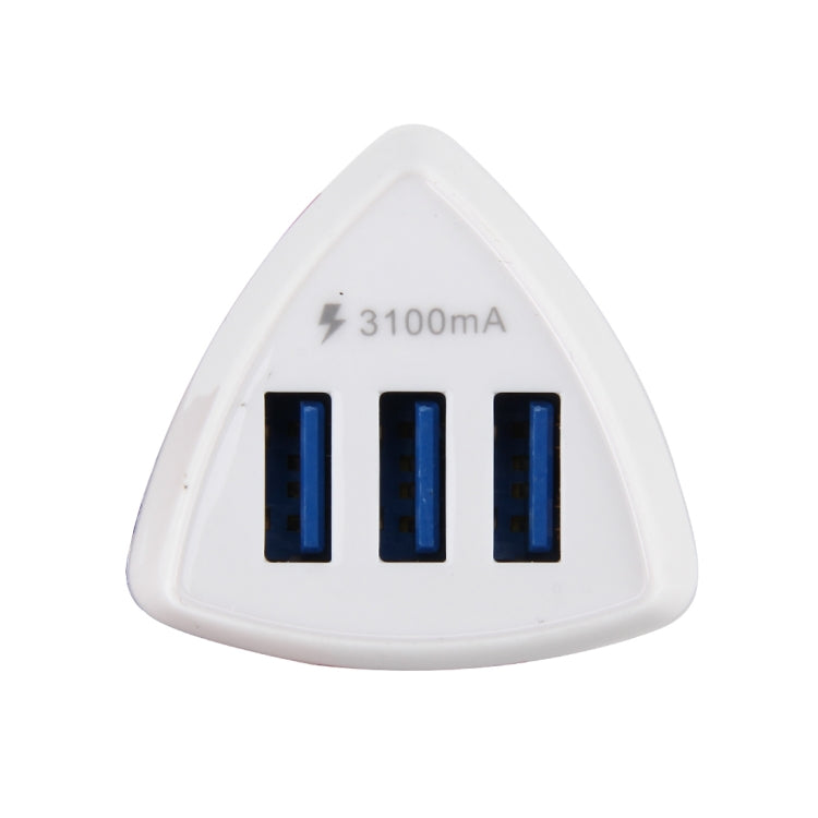 Safety Quickly Charger DC 12-24V Digital Charger Intelligent Matching Current Intelligent Charge 3 USB Ports Car Charger
