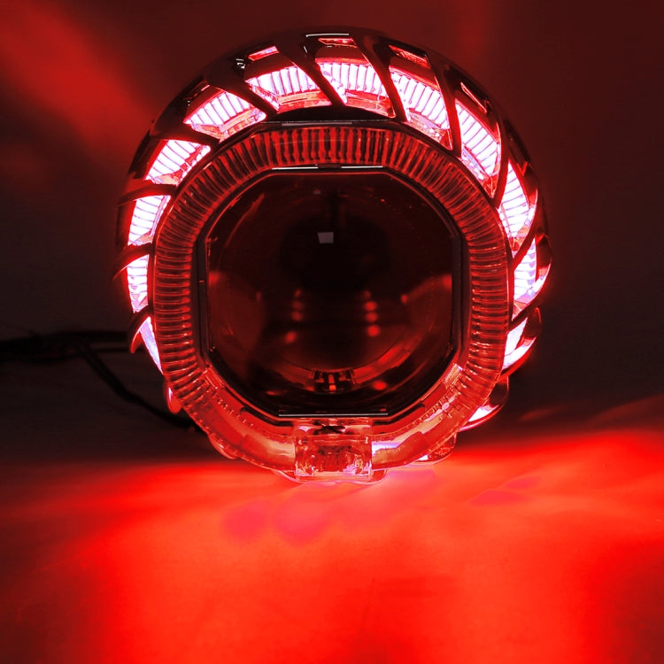 IPHCAR F2S 2 PCS H1 2.5 inch 12V Double Light Bi-Xenon Projector Lens Headlight with Light Bulb for Right Driving