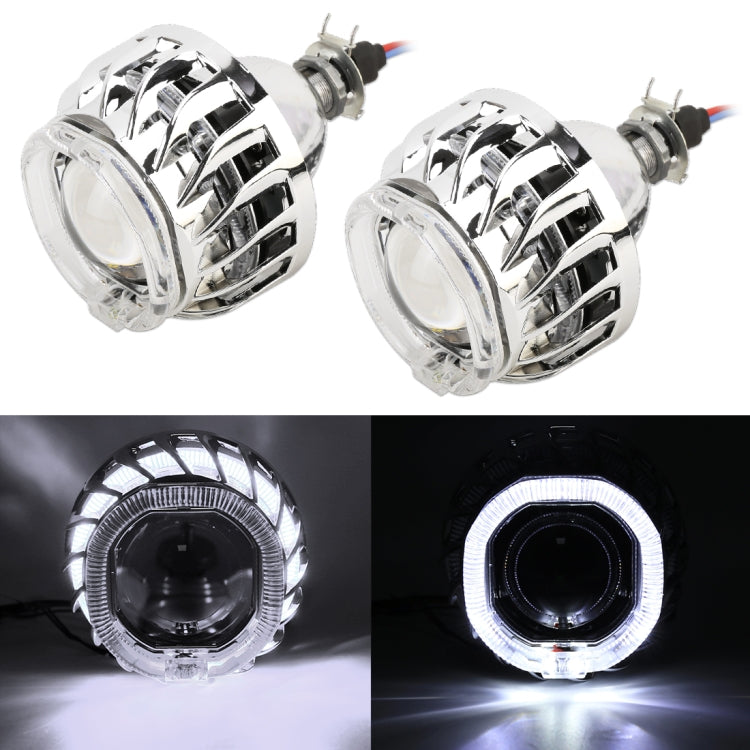IPHCAR F2S 2 PCS H1 2.5 inch 12V Double Light Bi-Xenon Projector Lens Headlight with Light Bulb for Left Driving