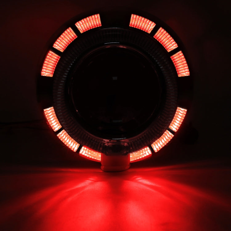 IPHCAR G262S 2 PCS H1 2.5 inch 12V Double Light Bi-Xenon Projector Lens Headlight with Light Bulb for Right Driving