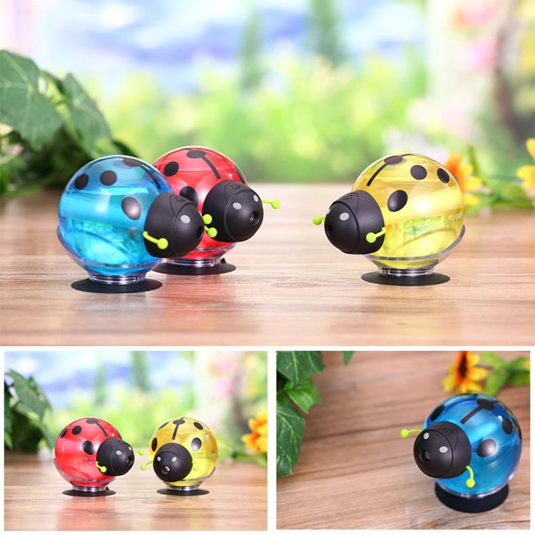260ML 360 Degree Rotation Beetle Aromatherapy Air Purifier Humidifier with LED Light & Sucker Base for Home / Office / Car