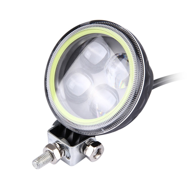 12V 12W 960LM 4 LED 180 Degree Work Light Motorcycle Light Car LED Light(White Light)