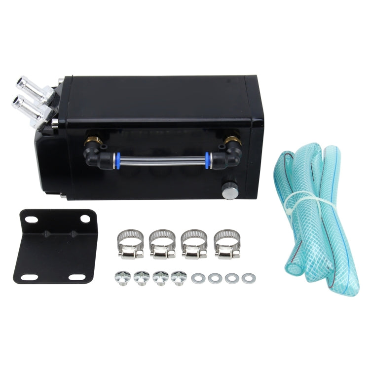 Universal Racing D1S-003 Engine Square Oil Catch Tank Can Embase Racing Catch Oil Tank Oil Catch Tank Motor Racing Sports