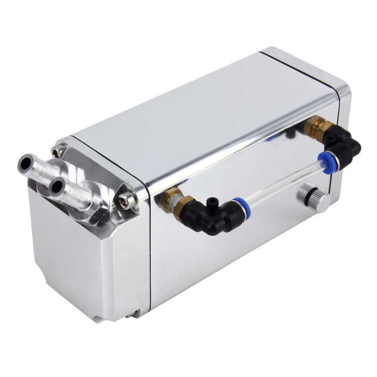 Universal Racing D1S-003 Engine Square Oil Catch Tank Can Embase Racing Catch Oil Tank Oil Catch Tank Motor Racing Sports