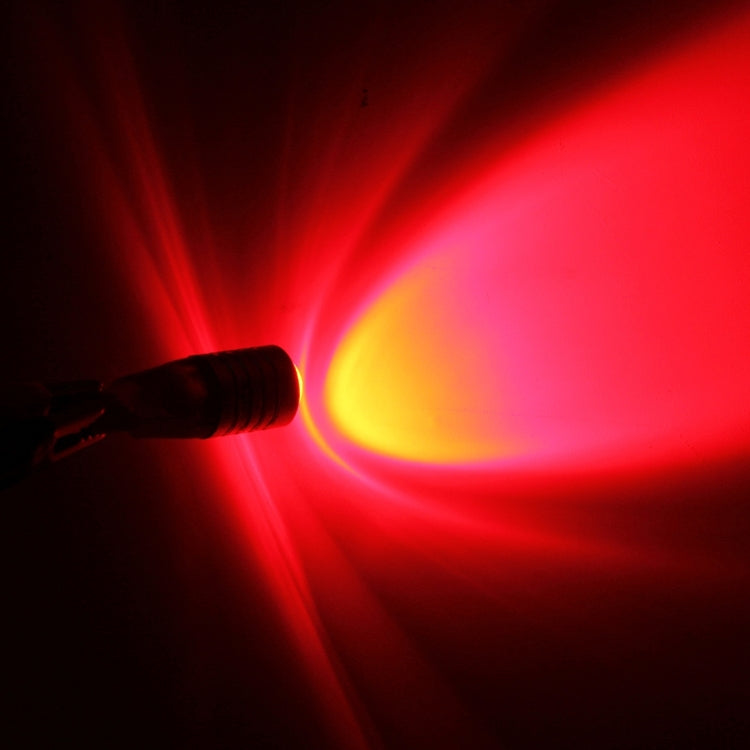 2 PCS T10 5W CREE 1 LED Red Light Clearance Light.DC 12V.