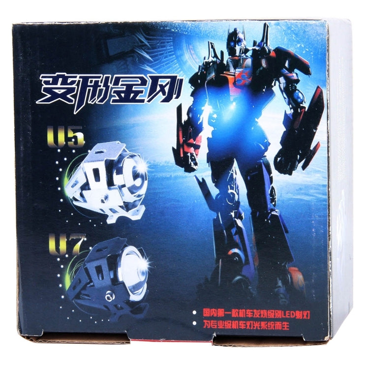 10W 1500LM CREE LED White Motorcycle Headlight Lamp, DC 12-80V  Waterproof Rank IP67