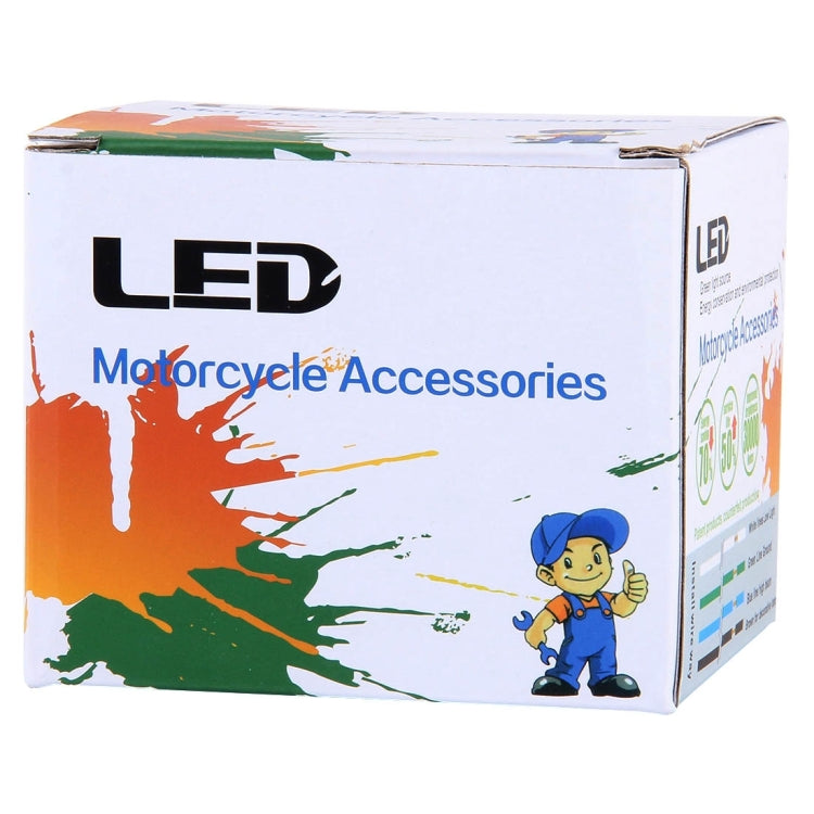 10W Wafer 5 LED White Motorcycle Headlight Lamp, DC 9-36V Cable Length: 20cm