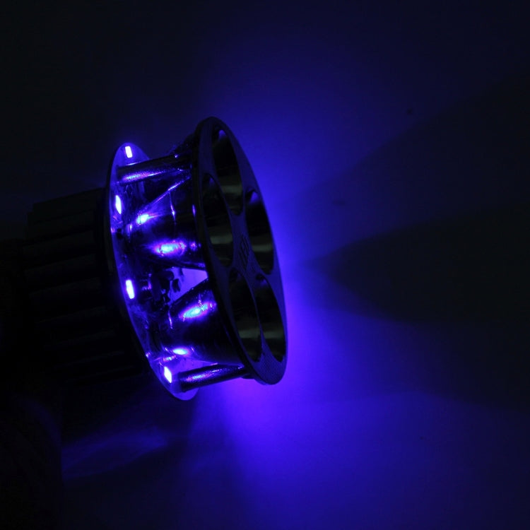 10W Wafer 5 LED White Motorcycle Headlight Lamp, DC 9-36V Cable Length: 20cm