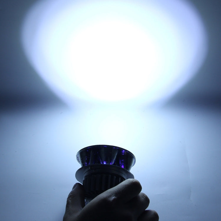 10W Wafer 5 LED White Motorcycle Headlight Lamp, DC 9-36V Cable Length: 20cm