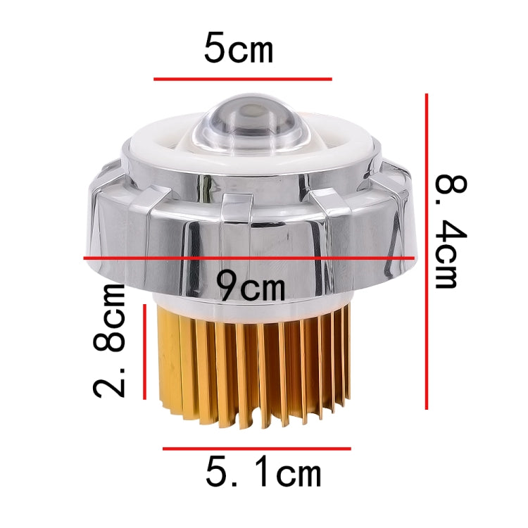 Motorcycle DC 12V-85V 30W 1200LM LED Headlight Lamp
