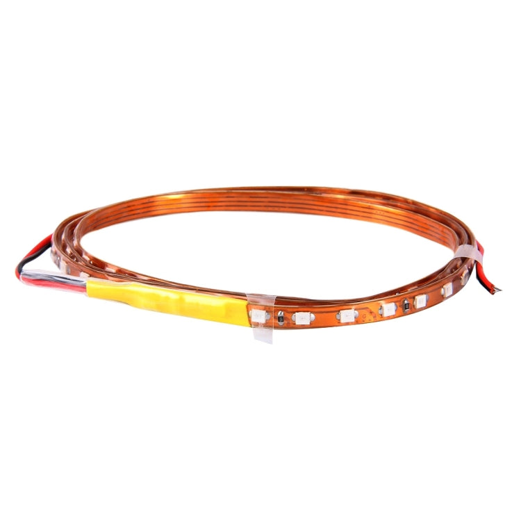 5 PCS Flow Style 45 LED 3528 SMD Waterproof Flexible Car Strip Light for Car Decoration, DC 12V, Length: 90cm