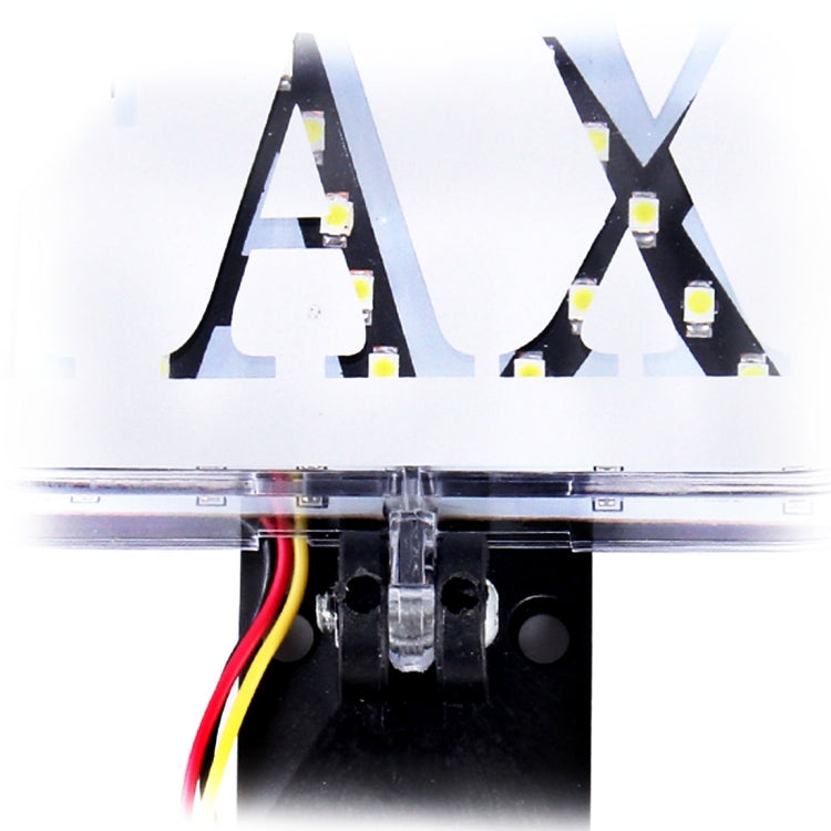 3W Continuous + Flashing White Light Taxi Dome Lamp With 32 LED Lights, DC 12V