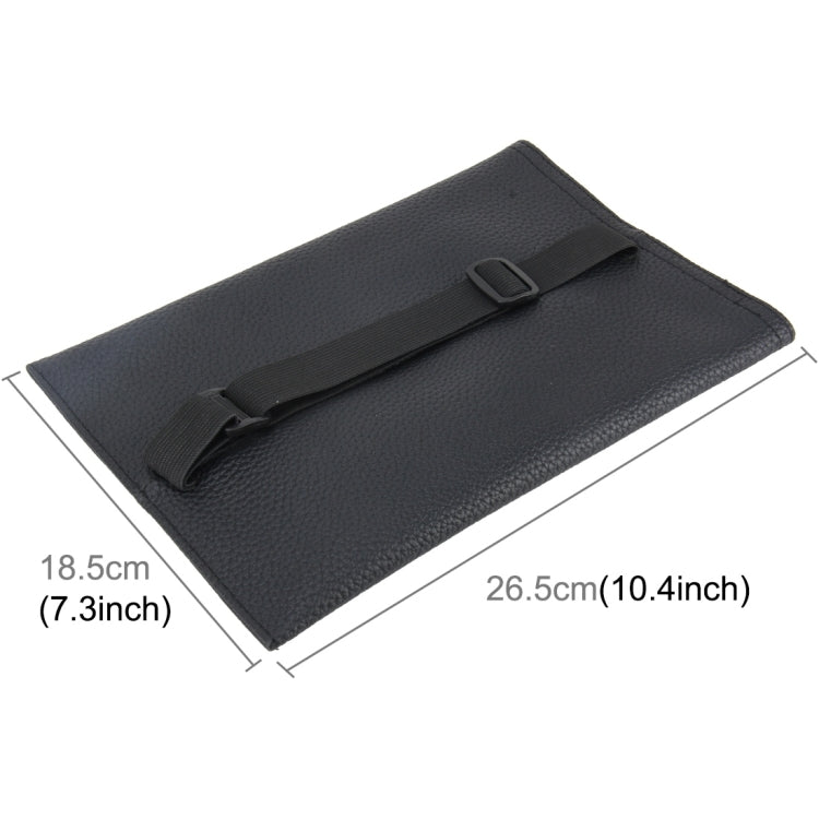 Car Auto Leather Sun Visor Backseat Multi-function Hanger Tissue Box Paper Napkin Bag Hanging Paper Towel Box(Not Include Napkin)