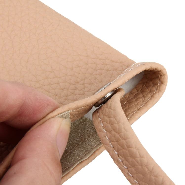 Car Auto Leather Sun Visor Backseat Multi-function Hanger Tissue Box Paper Napkin Bag Hanging Paper Towel Box(Not Include Napkin)