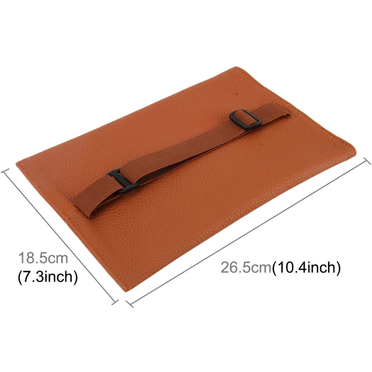 Car Auto Leather Sun Visor Backseat Multi-function Hanger Tissue Box Paper Napkin Bag Hanging Paper Towel Box(Not Include Napkin)