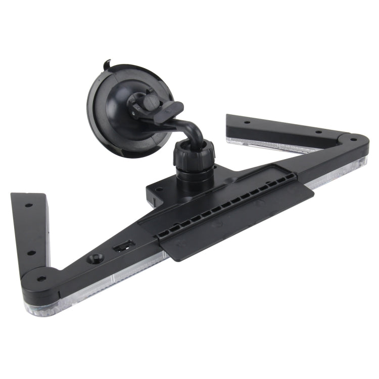 Solar Anti Collision Cupule Ranger Lamp Car Taillight LED Flash Warning Light Caution Light Foldable Solar Cupule Warning Lamp with Temporary Parking License