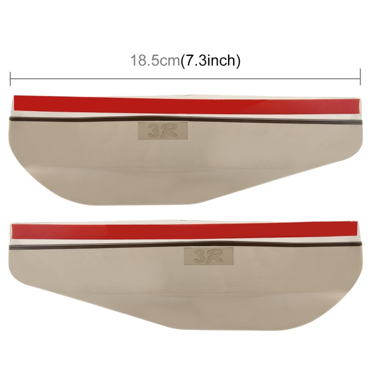 1 Pair Car Rearview Mirror Rain Blades Car Back Mirror Eyebrow Rain Cover Car Rearview Mirror Eyebrow Covers Flexible Protection Rainproof Decoration Accessories