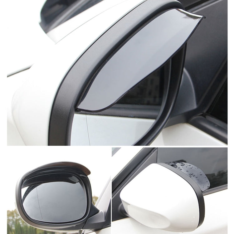 1 Pair Car Rearview Mirror Rain Blades Car Back Mirror Eyebrow Rain Cover Car Rearview Mirror Eyebrow Covers Flexible Protection Rainproof Decoration Accessories