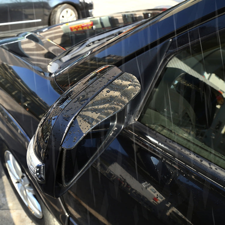 1 Pair Car Rearview Mirror Rain Blades Car Back Mirror Eyebrow Rain Cover Car Rearview Mirror Eyebrow Covers Flexible Protection Rainproof Decoration Accessories