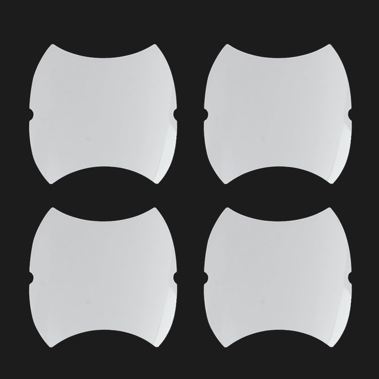 4 PCS Universal Clear Side Door Handles Paint Scratches Protective Film Set Automobiles Car Accessories Car-styling TPU-CAP Protection Film