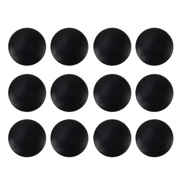 12 PCS Plastic Flat Head Screw Cap Cover Screw Cover Car Decoration Screw Nut Covers