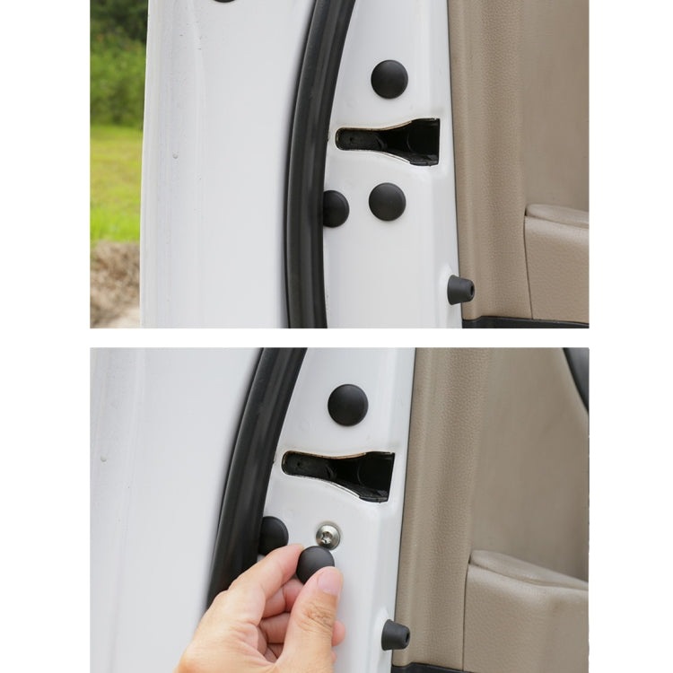 12 PCS Plastic Flat Head Screw Cap Cover Screw Cover Car Decoration Screw Nut Covers