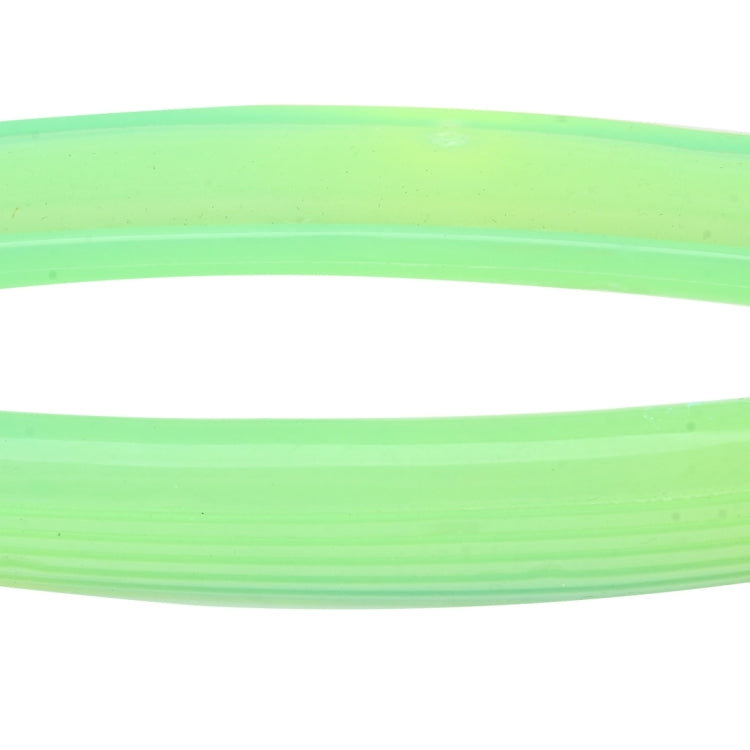 4 PCS Universal Luminous Flexible Wheel Protection Ring Car Wheel Line Protection Ring Wheel Decorative Ring Car Styling Rim Wheel Hub Decorative Strip Tire Protection Ring, Size: 16 inch(Green)