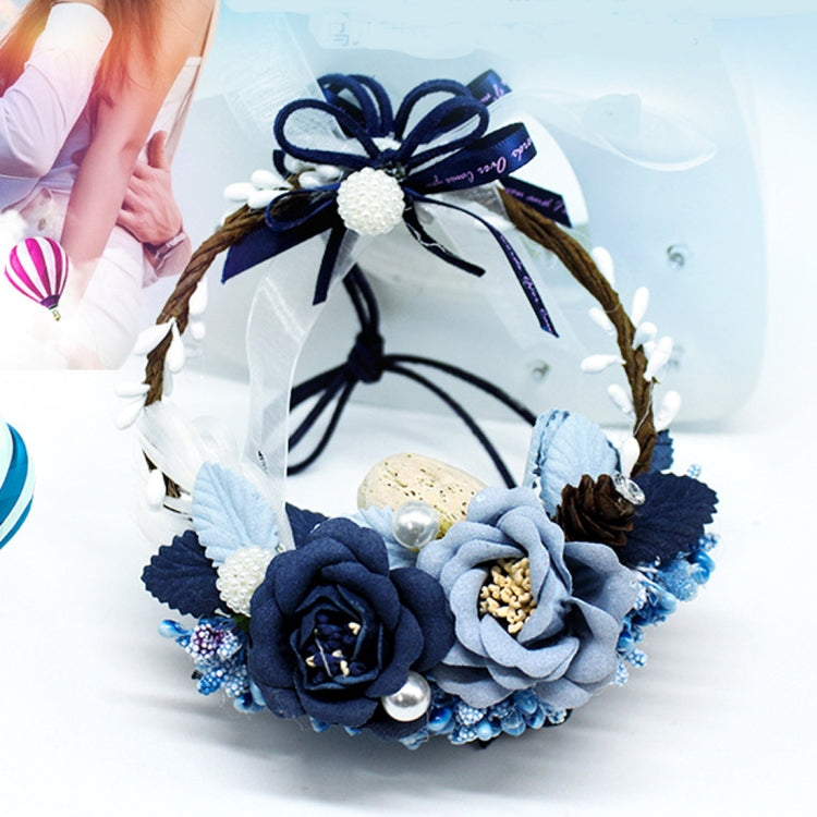 Eternal Flower Car Hanging Ornament Car Rear View Mirror Pendant Romantic Women Auto Car Accessories Styling Car pendant Interior Car Rear View Mirror Ring Ornaments, Random Color Delivery