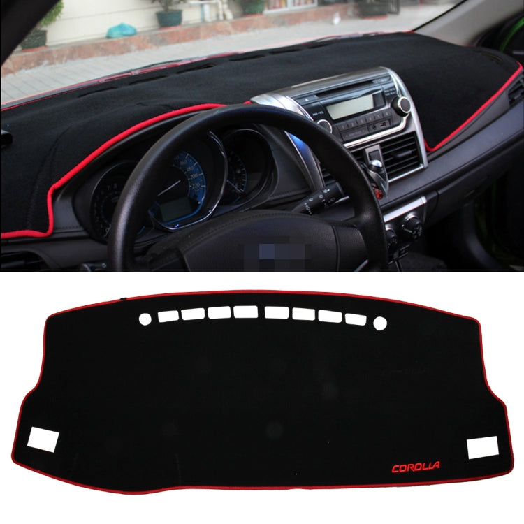Car Light Instrument Panel Sunscreen Dashboard Mats Cover for Toyota New Corolla (2014-2018)ï¼ŒPlease Note Model and Year