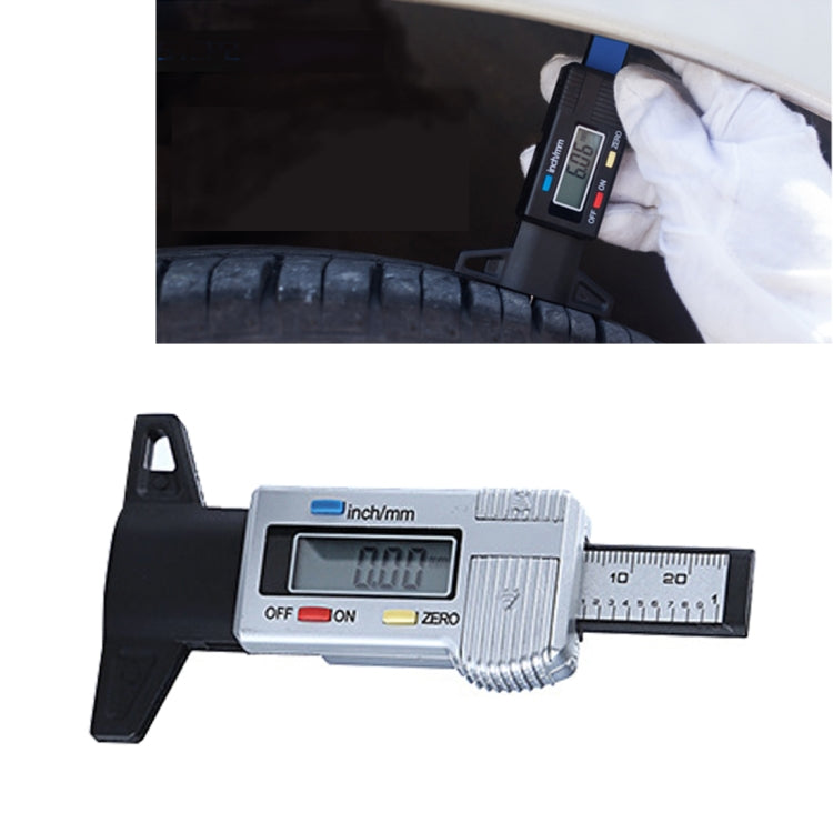 0-25mm Electronic Digital Tread Plan Refinding Rounds Refinding Outcome Exists Tread Tablets Type Gauge Depth Vernier Caliper Measuring Tools