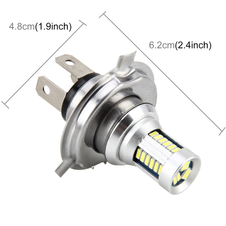 H4 5W 500 LM 6000K Car Fog Light with 30 LEDs SMD-3014 Lamps, DC 12V (White Light)