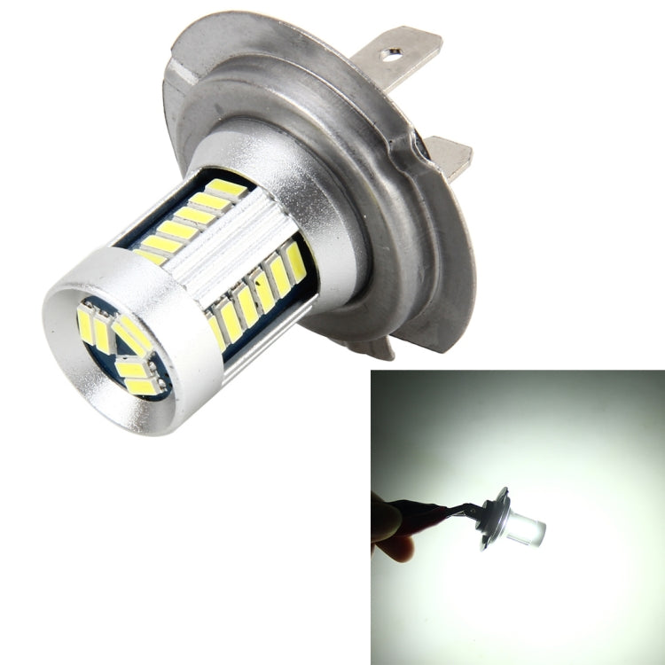 H7 5W 500 LM 6000K Car Fog Light with 30 LEDs SMD-3014 Lamps, DC 12V(White Light)