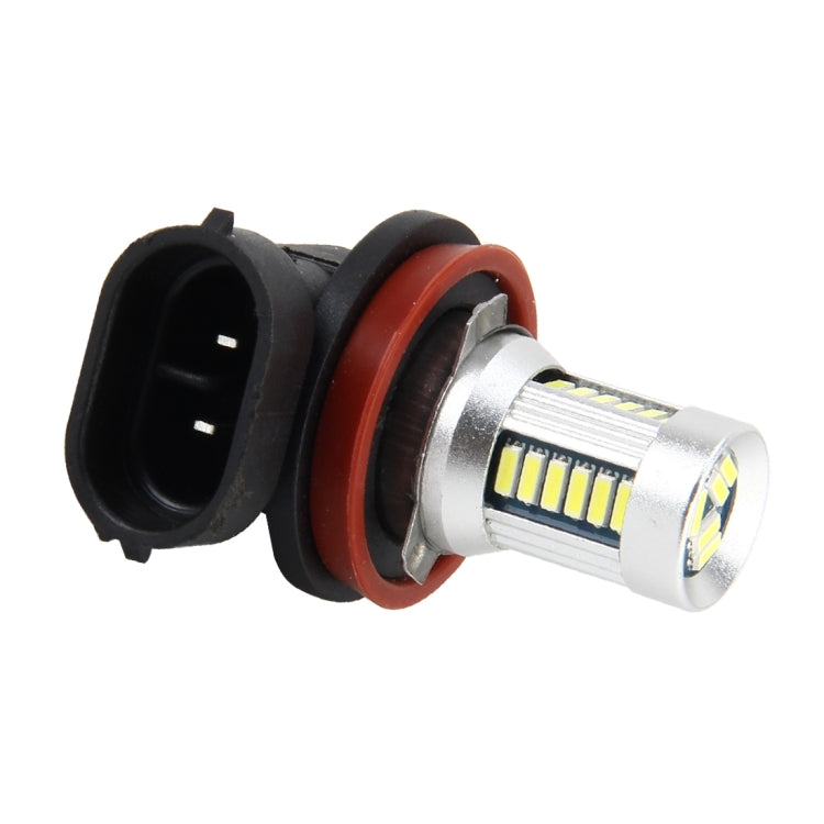 H11 5W 500 LM 6000K Car Fog Light with 30 LEDs SMD-3014 Lamps, DC 12V (White Light)