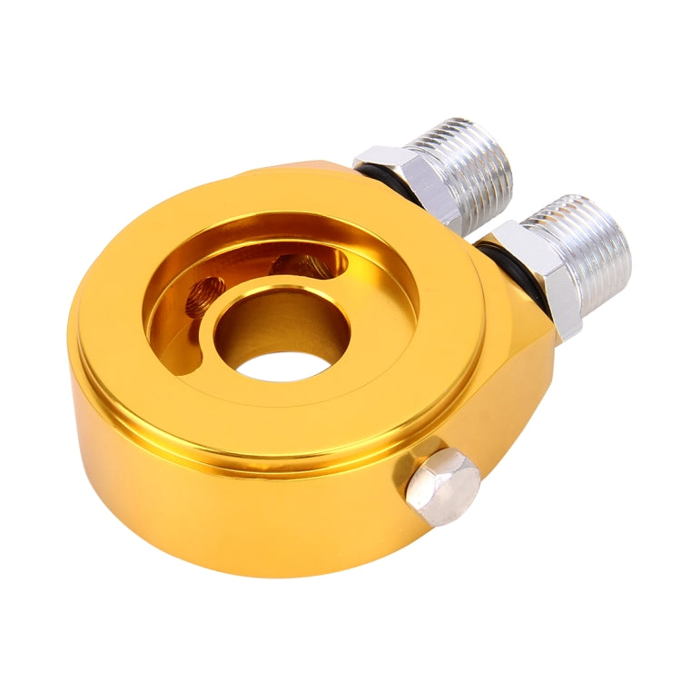 Universal Car Modified Instrument Dedicated Cake Oil Temperature Hydraulic Gauge Adapter Seat, Random Color Delivery