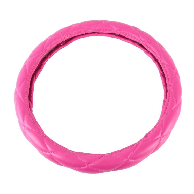 The Color Pink Leather Car Steering Wheel Cover Sets Four Seasons General