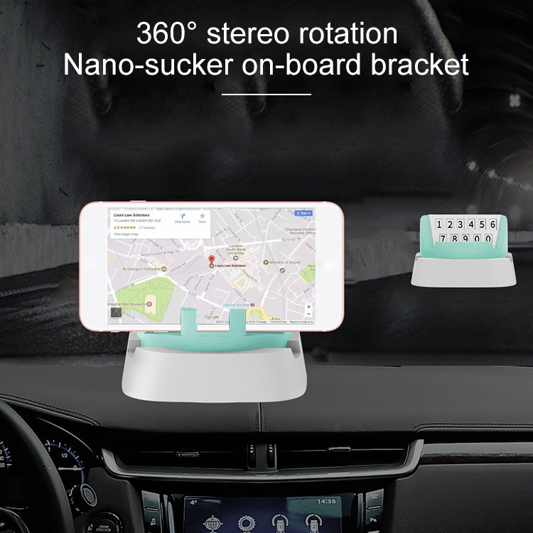Multi-functional Creative Stereo Rotation Temporary Parking Number Plate / Car Mobile-phone Holder
