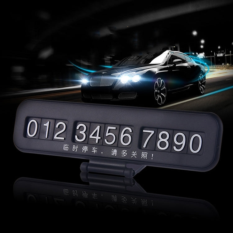 Creative Temporary Parking Card Car Sticker