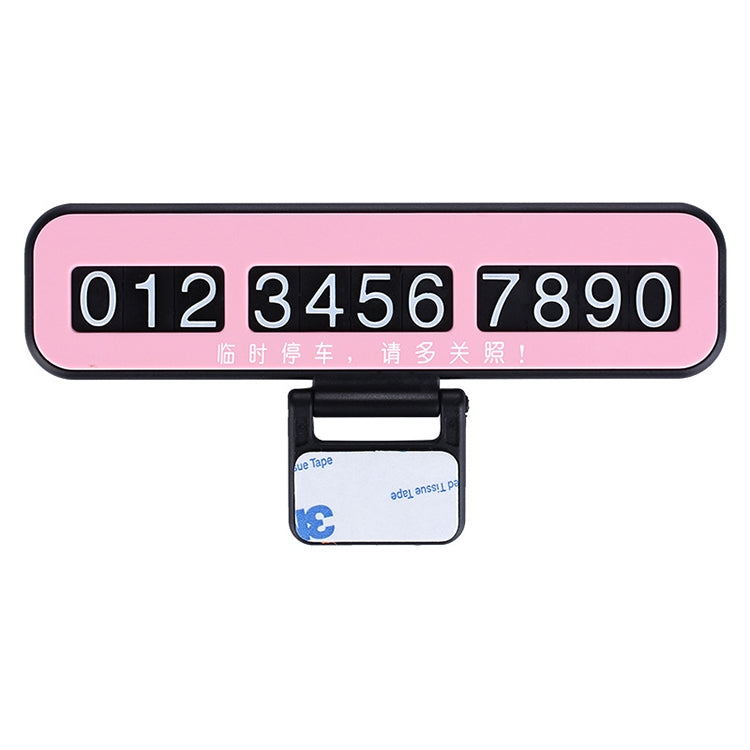 Creative Temporary Parking Card Car Sticker