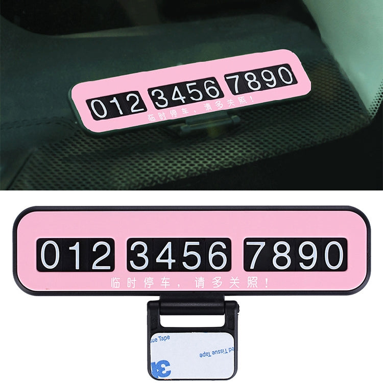 Creative Temporary Parking Card Car Sticker