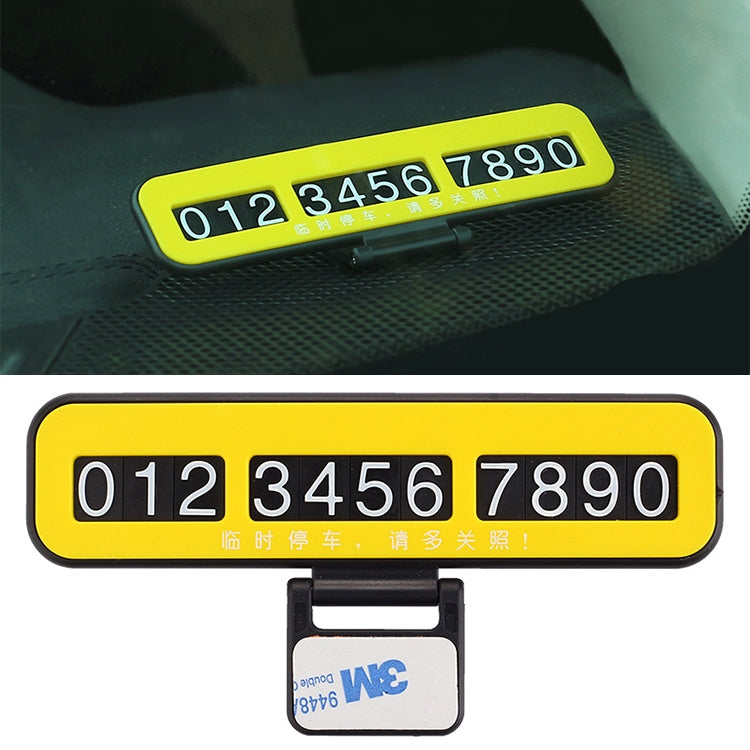 Creative Temporary Parking Card Car Sticker