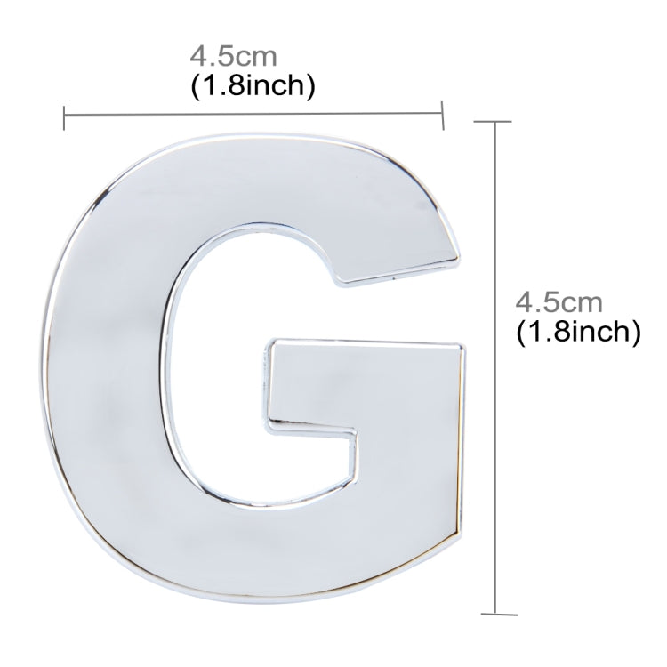 Car Vehicle Badge Emblem 3D English Letter