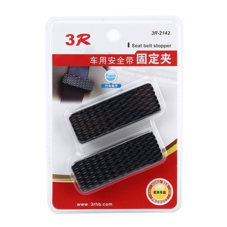 2 PCS Universal Car Vehicle Safe Seat Belt Stopper Clips Straps Locking Buckles