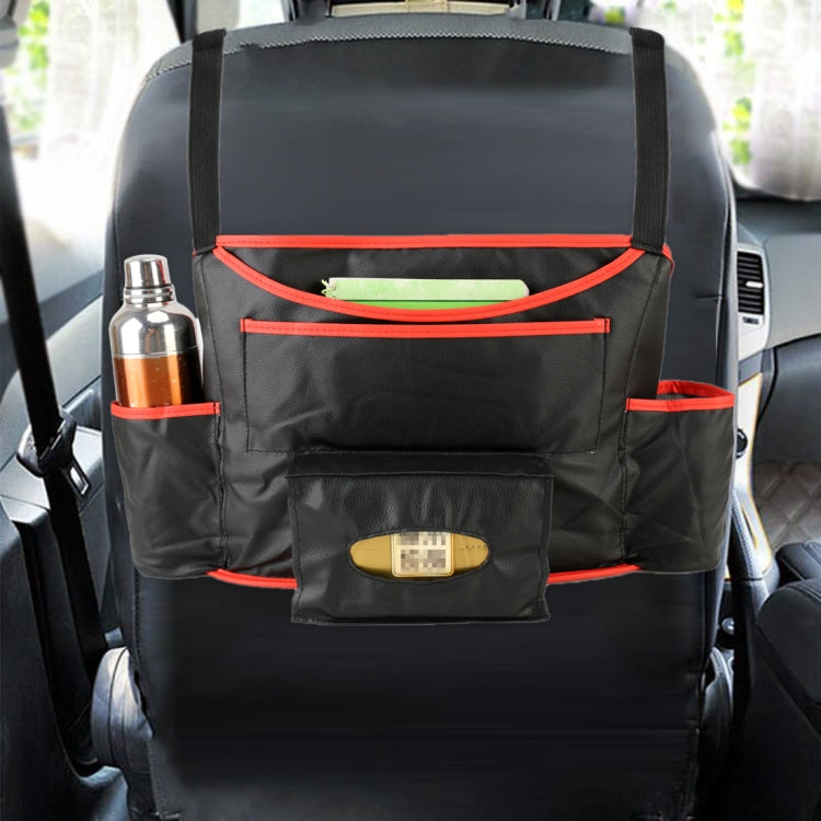 Car Auto Back Seat Drink Food Cup Bag Napkin Bag Multi-purpose Pouch Chair Back Pocket Multi-functional Car Storage Bags