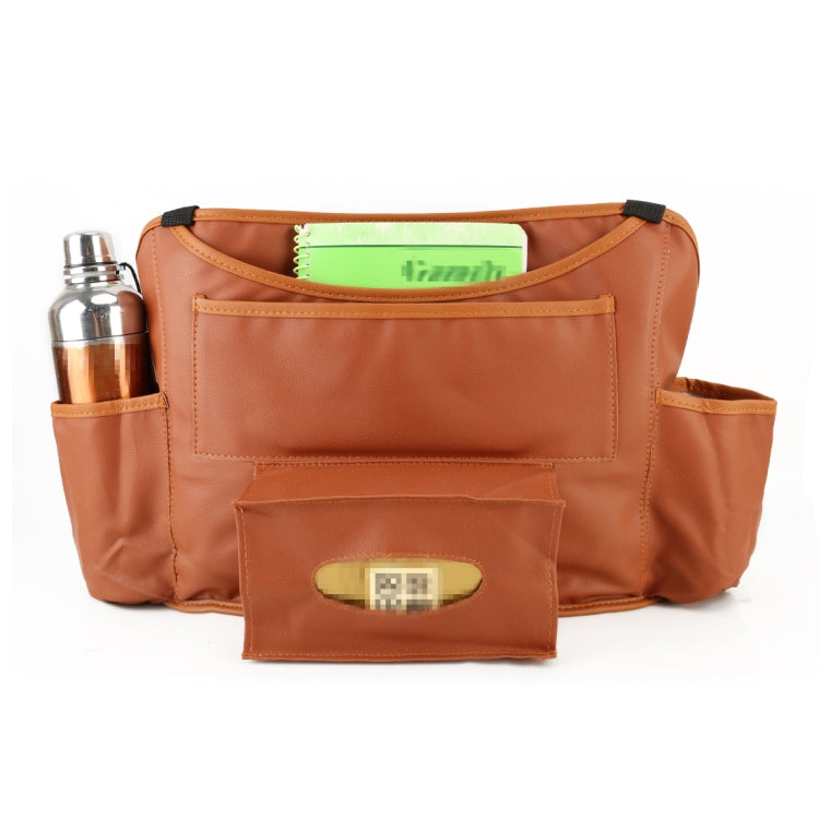 Car Auto Back Seat Drink Food Cup Bag Napkin Bag Multi-purpose Pouch Chair Back Pocket Multi-functional Car Storage Bags